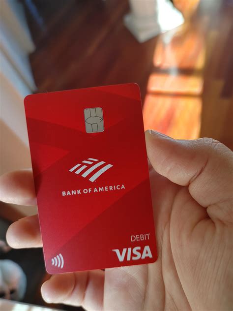 bank of america contactless card